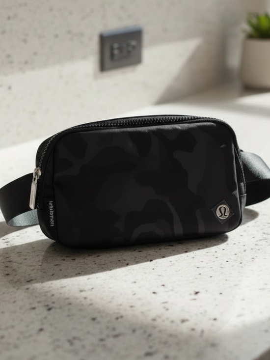 lululemon athletica Handbags - Lululemon Everywhere Belt Bag 1L Black Floral Camo Multi NWT